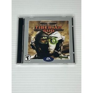 Command & Conquer Tiberian Sun PC Game EA Games 2001 2 Disc Set